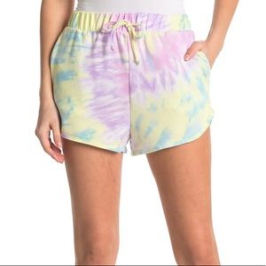 NWT! KNOWONECARES Tie Dye Dolphin Shorts